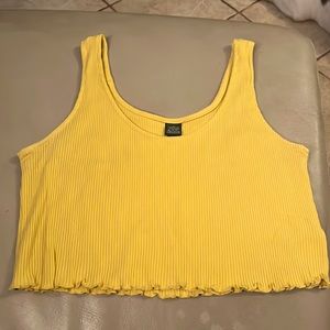 Wild fable (target) yellow tank top crop top.